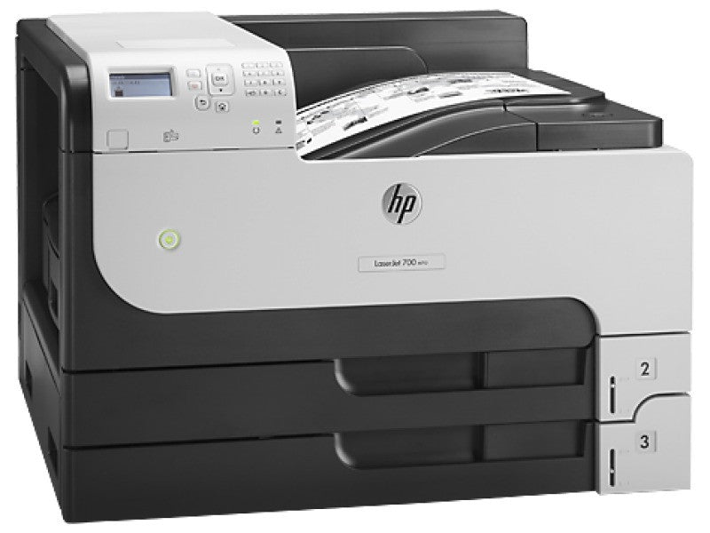 HP LaserJet Enterprise 700 Drucker M712dn, Schwarzweiß, Drucker für Unternehmen, Drucken, Drucken über den vorderen USB-Anschluss; Zweiseitiger Druck