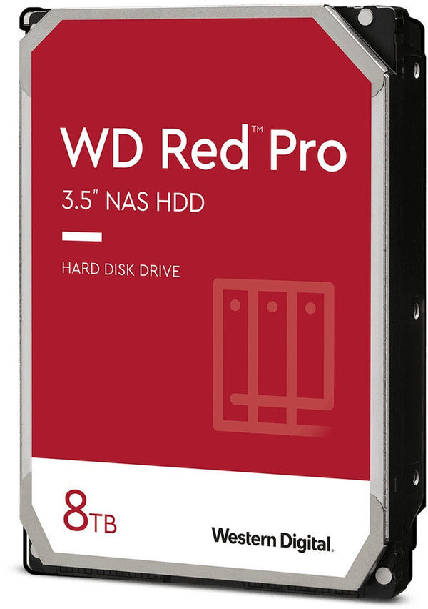 Interne Festplatte Western Digital Red Pro, 8 TB, 7200 U/min, 256 MB, 3,5 Zoll SATA