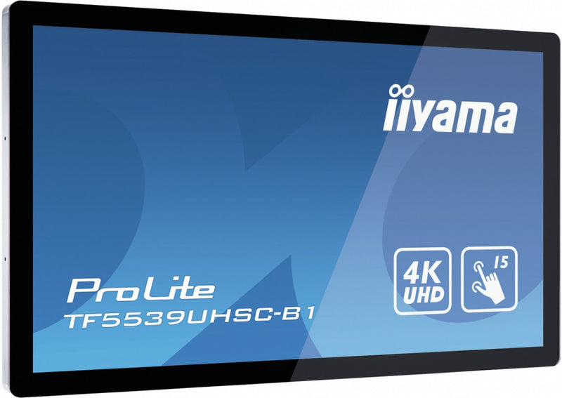 iiyama ProLite TF5539UHSC-B1AG Computermonitor 139,7 cm (55 Zoll) 3840 x 2160 Pixel 4K Ultra HD LED Touchscreen Multi-User Schwarz